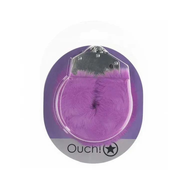Heavy-Duty Fluffy Handcuffs Purple Heavy-Duty Fluffy Handcuffs Purple