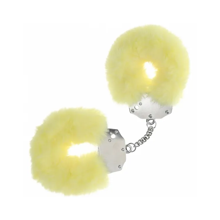 Heavy-Duty Fluffy Handcuffs Yellow Heavy-Duty Fluffy Handcuffs Yellow