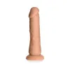 7 Inch Realistic Silicone Dildo Tan