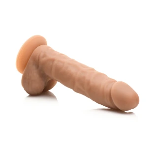 7 Inch Easy Riders Luxe Realistic Silicone Dildo Tan