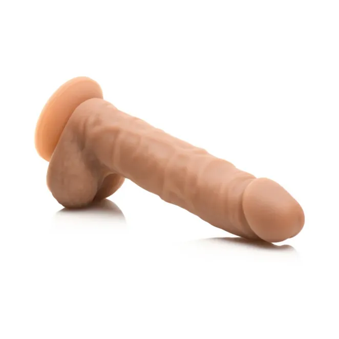7 Inch Easy Riders Luxe Realistic Silicone Dildo Tan