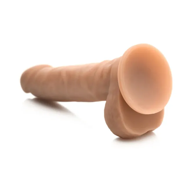 7 Inch Easy Riders Luxe Realistic Silicone Dildo Tan