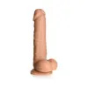 7 Inch Realistic Silicone Dildo with Balls Tan