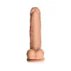 7 Inch Realistic Silicone Dildo with Balls Tan
