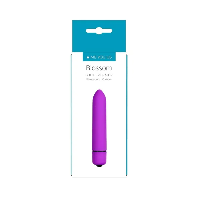 Me You Us Blossom 10 Mode Bullet Vibrator Purple