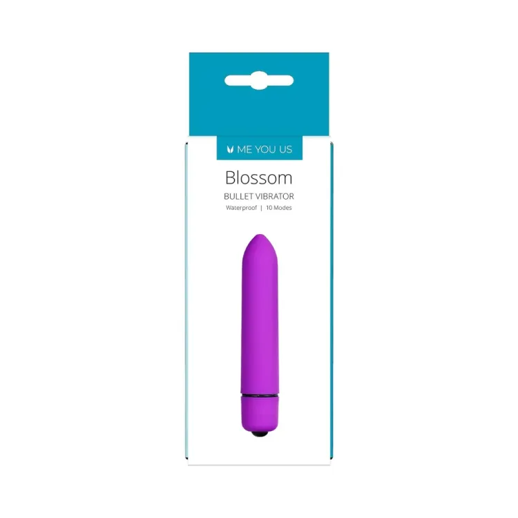 Me You Us Blossom 10 Mode Bullet Vibrator Purple Me You Us Blossom 10 Mode Bullet Vibrator Purple