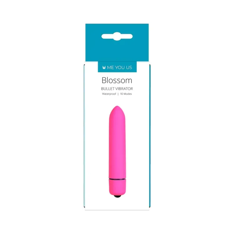 Me You Us Blossom 10 Mode Bullet Vibrator Pink Me You Us Blossom 10 Mode Bullet Vibrator Pink