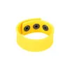 Silicone Cock Strap Yellow