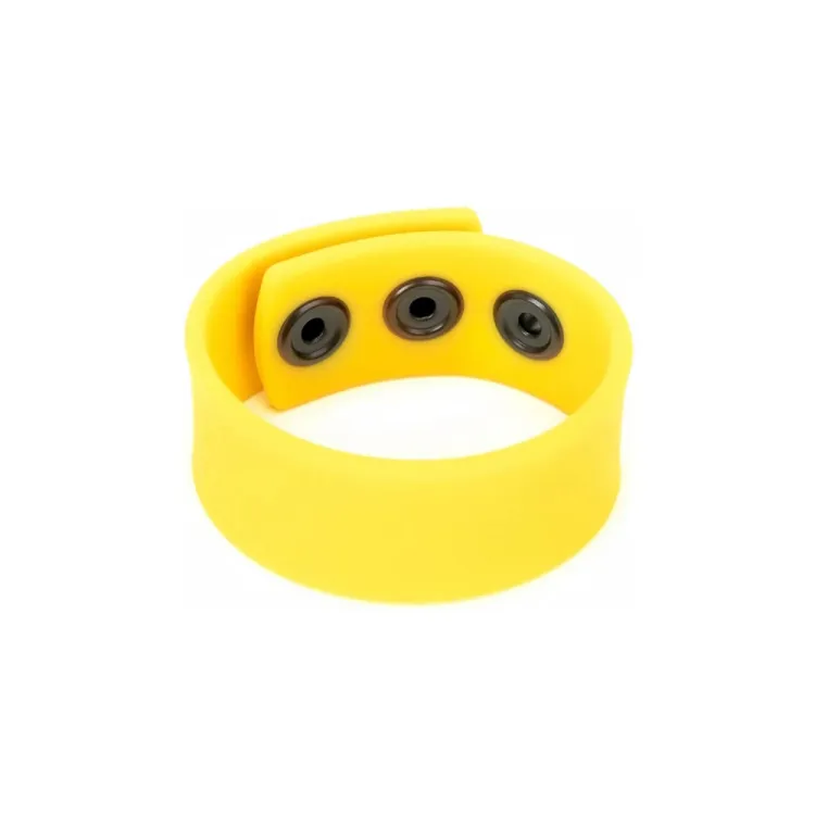Silicone Cock Strap Yellow