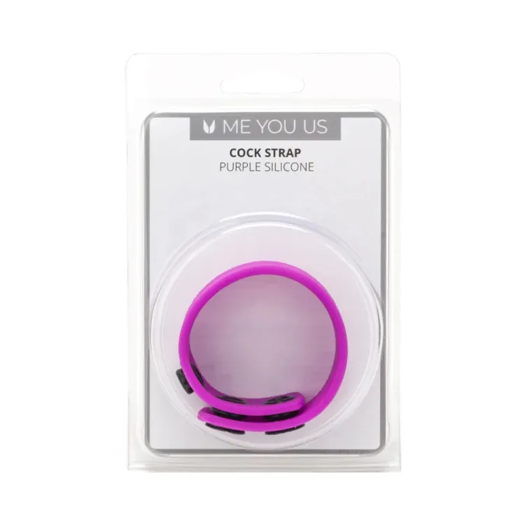 Me You Us Purple Silicone Cock Strap Me You Us Purple Silicone Cock Strap