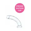 6 in. Ultracock Realistic Jelly Dildo Clear 6 in. Ultracock Realistic Jelly Dildo Clear