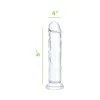 6 in. Ultracock Realistic Jelly Dildo Clear 6 in. Ultracock Realistic Jelly Dildo Clear