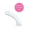 7 in. Ultracock Realistic Jelly Dildo Clear