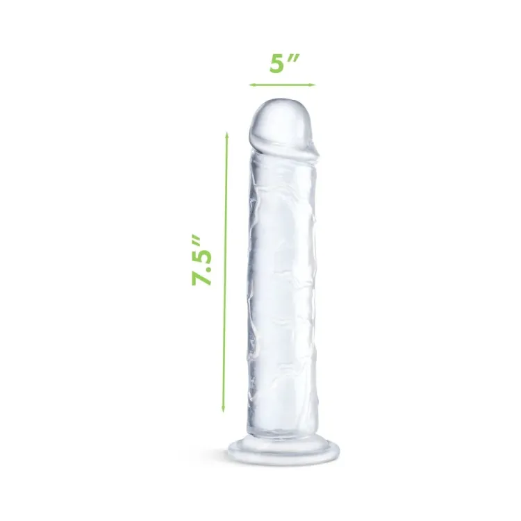 7.5 in. Ultracock Realistic Jelly Dildo Clear 7.5 in. Ultracock Realistic Jelly Dildo Clear
