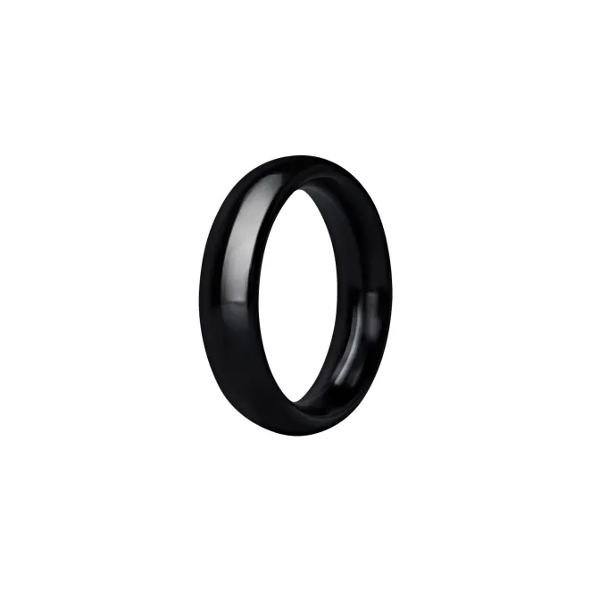 Black Aluminum Cock Ring 45mm