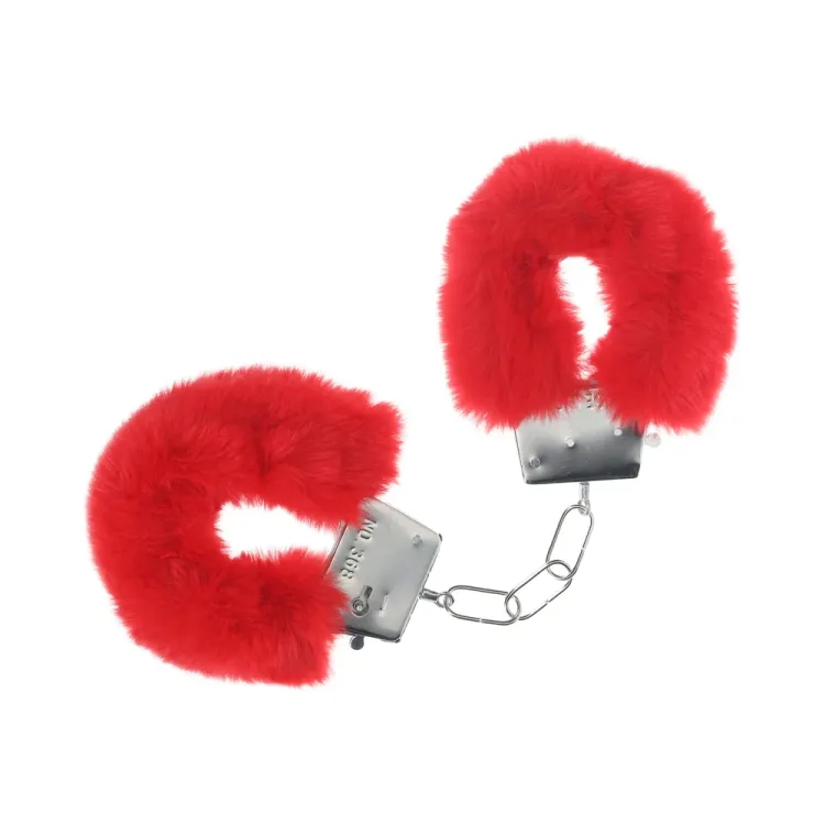 Classic Fluffy Handcuffs Red Classic Fluffy Handcuffs Red