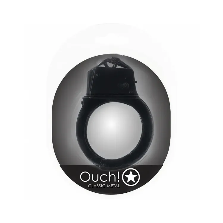 Classic Metal Handcuffs Black Classic Metal Handcuffs Black