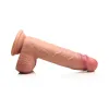 8 Inch JOCK Classic Dual-Density Dildo with Moving Foreskin