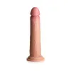 8.5 Inch Dual Density Realistic Silicone Dildo Tan