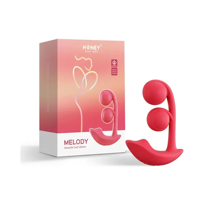 Melody Pressure Sensing App-Controlled Twin Balls Dual Vibrator