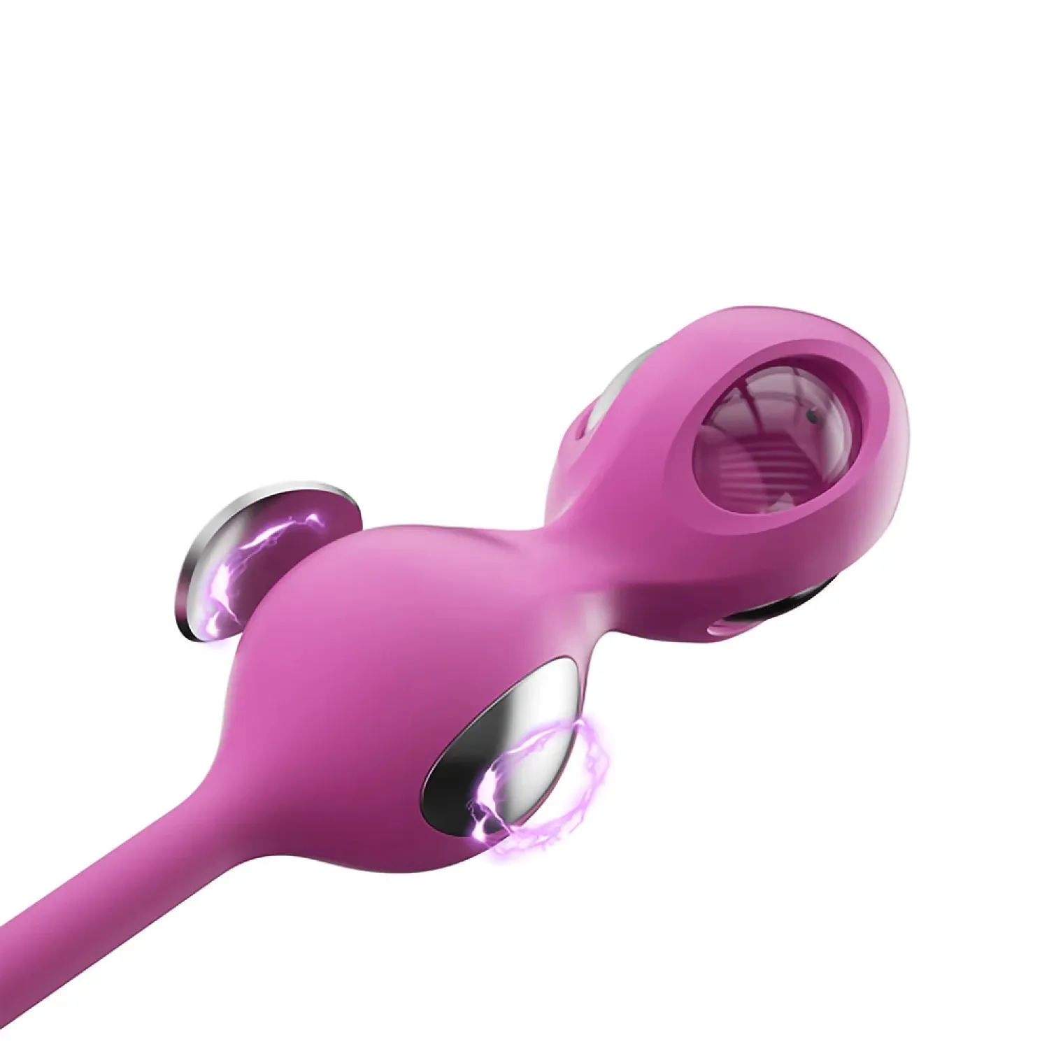 Elektra App-Controlled E-Stim Kegel Training Set Pink