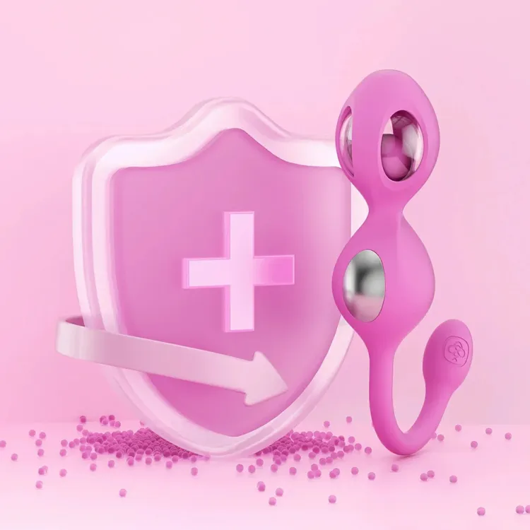 Elektra App-Controlled E-Stim Kegel Training Set Pink Elektra App-Controlled E-Stim Kegel Training Set Pink