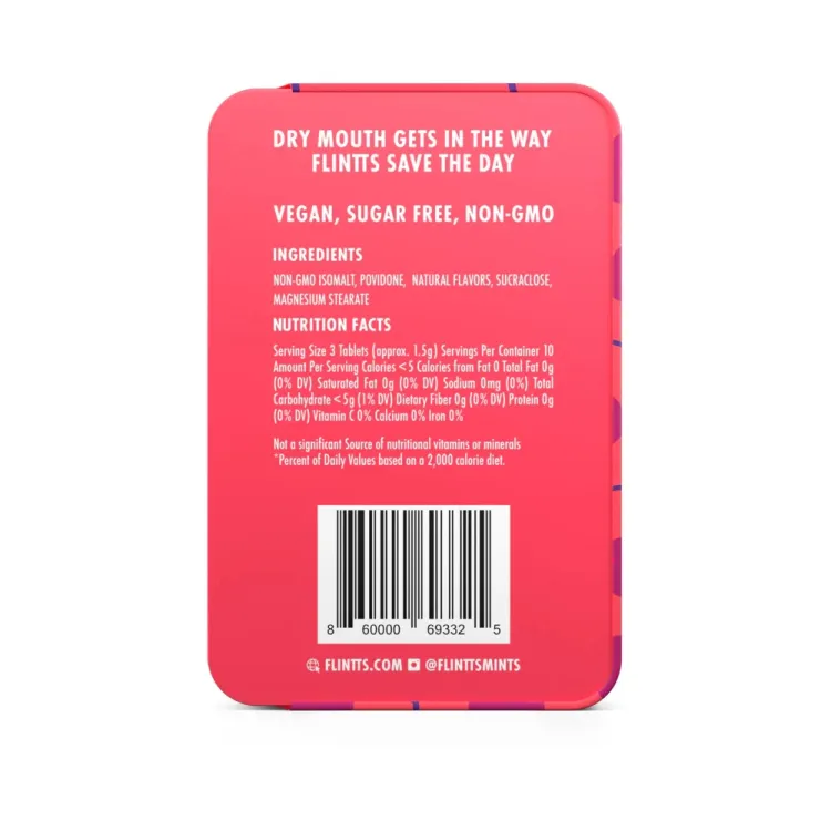Flintts Mints Cherry - F Strength 150 Flintts Mints Cherry - F Strength 150