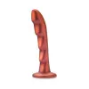 7 Inch Jealousy Peg Curved Silicone Pegging Dildo Red