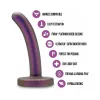 4 Inch Beginner Silicone Peg Dildo – Purple
