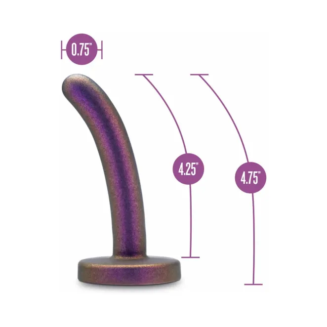 4 Inch Beginner Silicone Peg Dildo – Purple