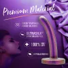 4 Inch Beginner Silicone Peg Dildo – Purple