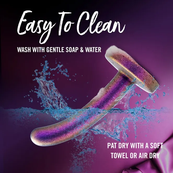 4 Inch Beginner Silicone Peg Dildo – Purple