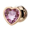 Rose Gold Pink Heart Anal Plug Training Set Rose Gold Pink Heart Anal Plug Training Set