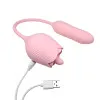 Thrust & Tickle Dual Stim Rose Vibrator Thrust & Tickle Dual Stim Rose Vibrator