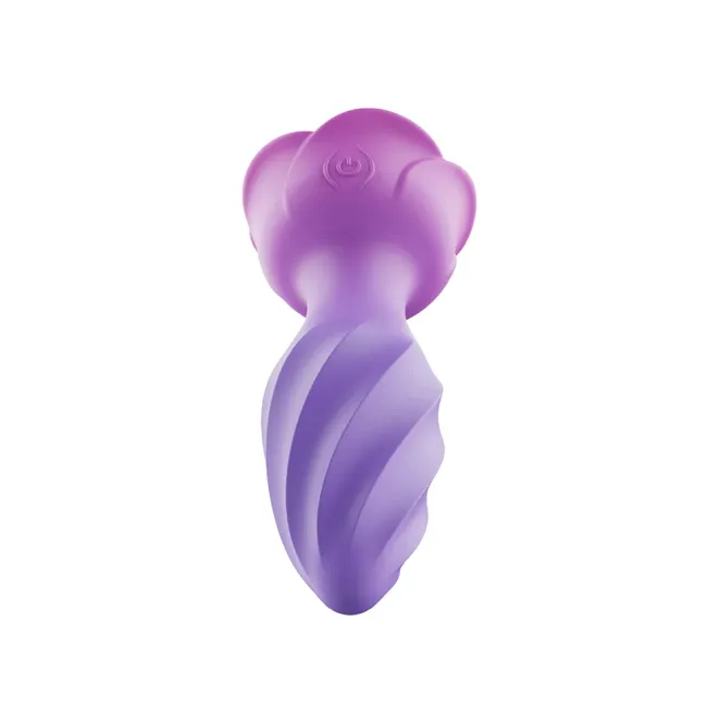 Rotating Rose Plug Jeweled Anal Vibrator