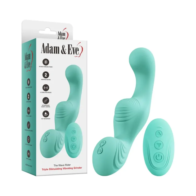 The Wave Rider Triple Stim Vibrating Grinder The Wave Rider Triple Stim Vibrating Grinder