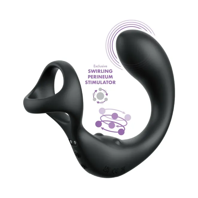 Anal Fantasy Elite Ass-Gasm Taint-Alizer Remote-Controlled Prostate Vibrator