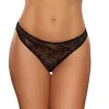 Allure All Wrapped Up Lace Front Thong with Mesh Bow On Back Black Allure All Wrapped Up Lace Front Thong with Mesh Bow On Back Black