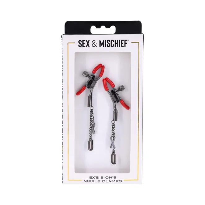 Ex's & Oh's Nipple Clamps