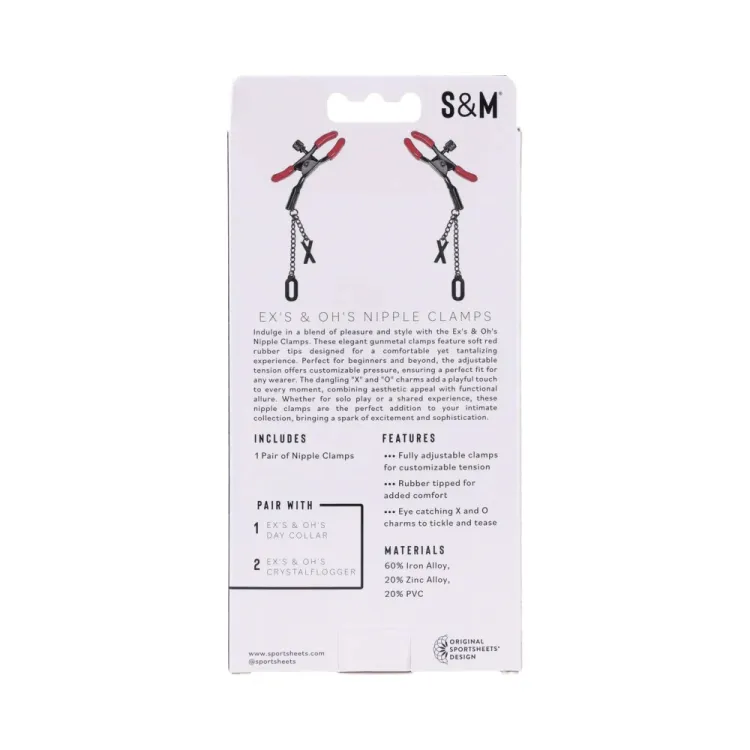 Ex's & Oh's Nipple Clamps Ex's & Oh's Nipple Clamps