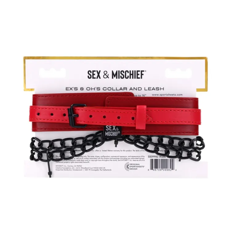 Ex's & Oh's Collar and Leash Ex's & Oh's Collar and Leash