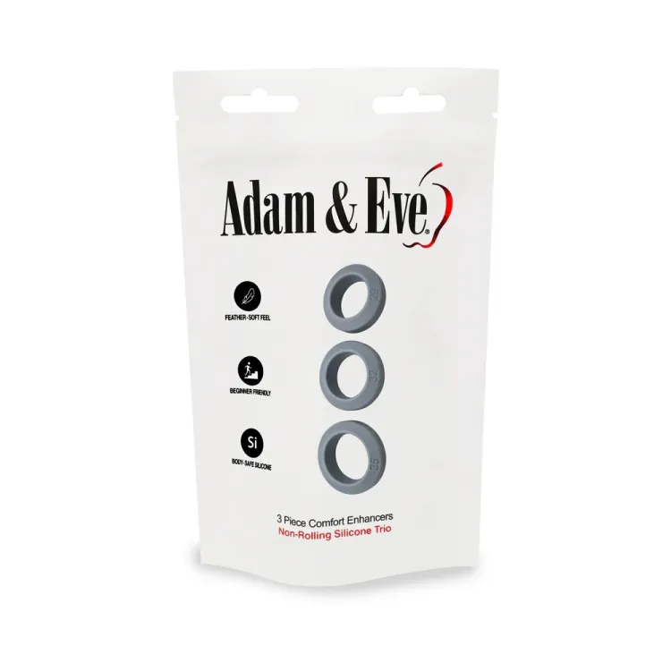 Comfort Enhancers 3pc Cock Ring Set Comfort Enhancers 3pc Cock Ring Set