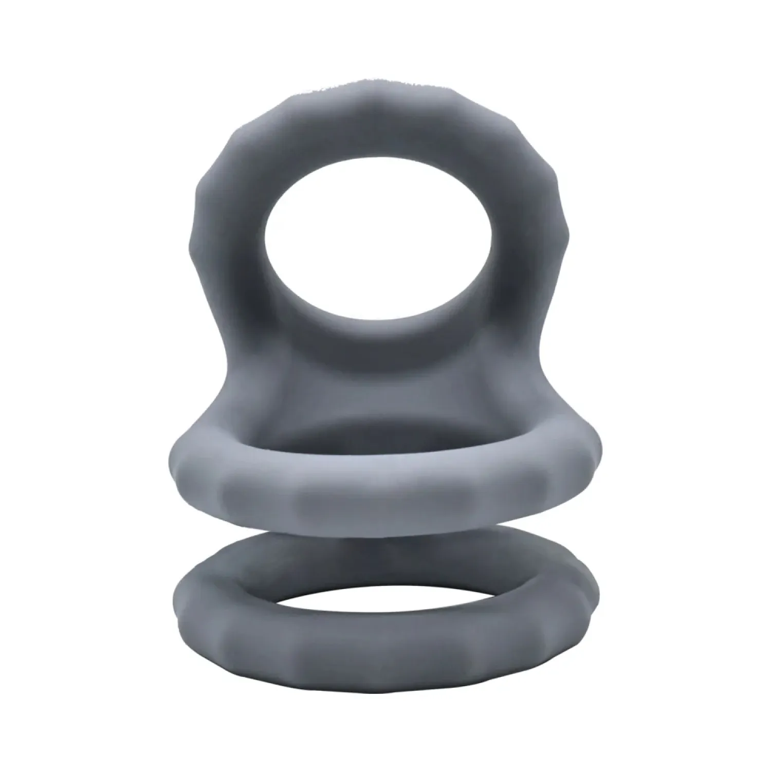 Adam's Ridged Triple Cock Ring Cage