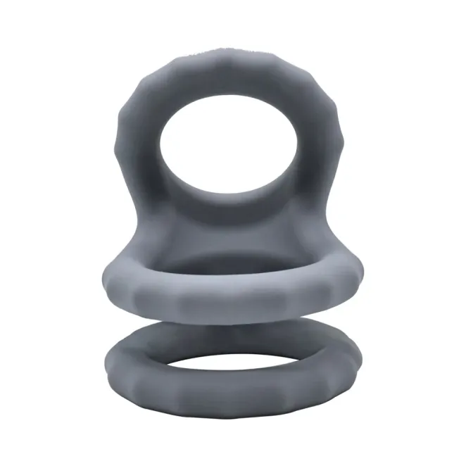 Adam's Ridged Triple Cock Ring Cage