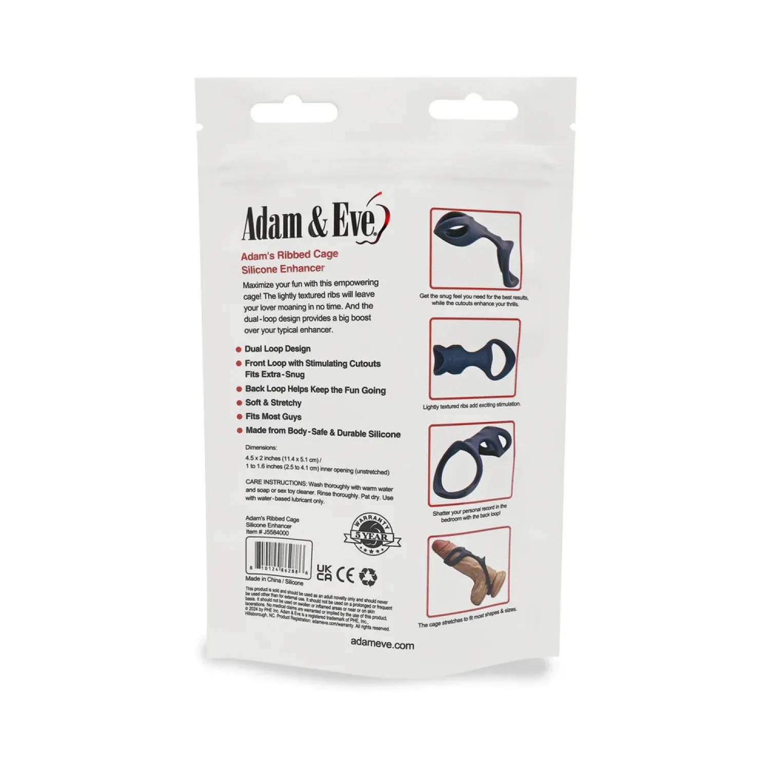 Adam's Ribbed Cage Erection Enhancer