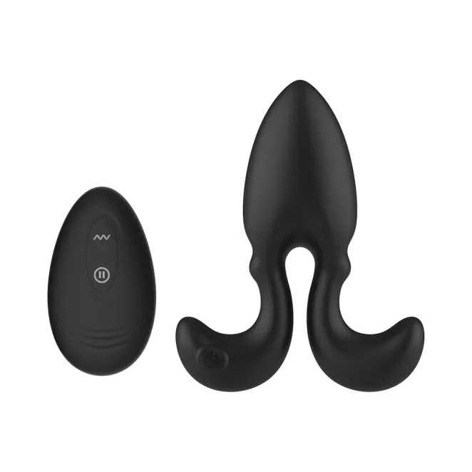 Omega Vibrating Butt Plug with Remote