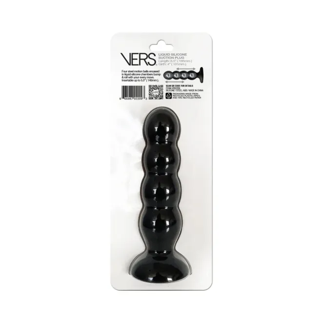 Liquid Silicone Suction Anal Plug