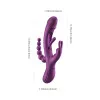 Trilux Kinky Finger Rabbit Vibrator with Anal Beads Purple Trilux Kinky Finger Rabbit Vibrator with Anal Beads Purple