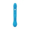 Trilux Kinky Finger Rabbit Vibrator with Anal Beads Blue Trilux Kinky Finger Rabbit Vibrator with Anal Beads Blue