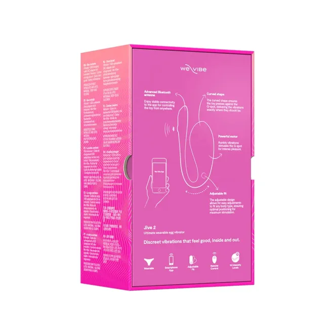 We-Vibe Jive 2 App Controlled Rechargeable Love Egg Vibrator